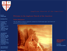 Tablet Screenshot of anglicanchurchoftheamericas.org